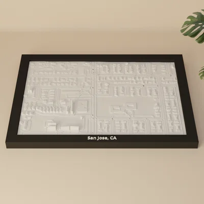 San Jose, CA, Hoa Kỳ - Mô hình thu nhỏ 3D