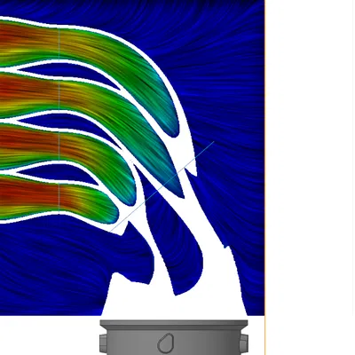 Đầu Nozzle Concentrator 90° hiệu năng cao cho Dyson Airwrap (CFD tối ưu)