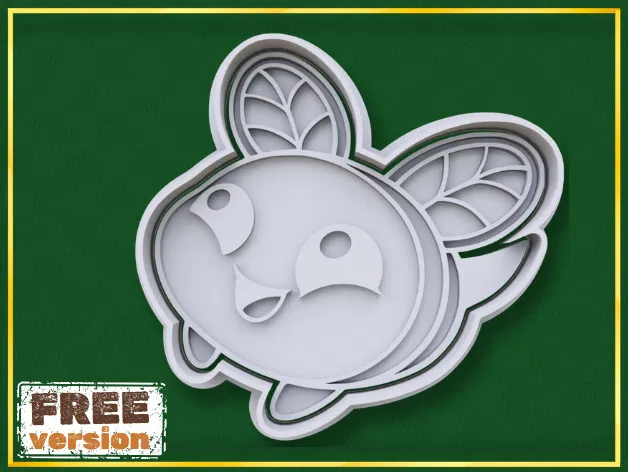 Khuôn Cắt Bánh Quy Animal League Bee Emote Cookie Cutter - Image 1
