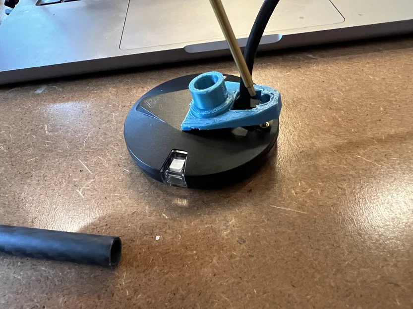 Ngàm/giá đỡ gắn CubePilot Here4 GNSS Sensor/Controller lên ống 10mm - Image 1