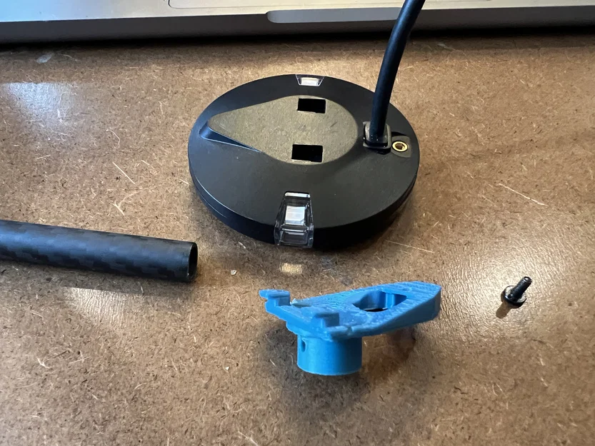 Ngàm/giá đỡ gắn CubePilot Here4 GNSS Sensor/Controller lên ống 10mm - Image 3