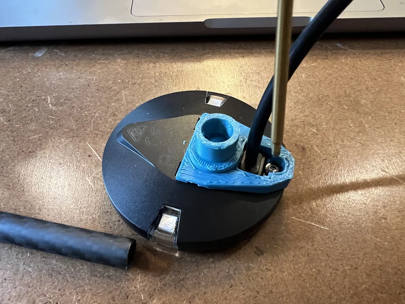 Ngàm/giá đỡ gắn CubePilot Here4 GNSS Sensor/Controller lên ống 10mm - Image 5