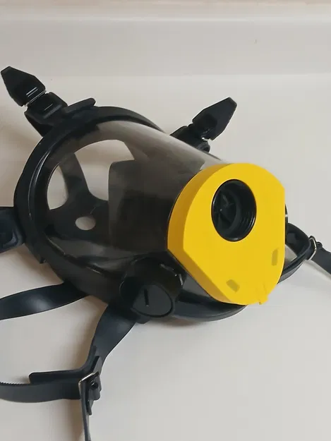 Template nắp trước mặt nạ phòng độc Survivair Optifit - Image 1