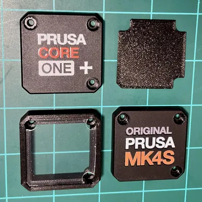 Nắp NeXtruder trong suốt cho Prusa Core One & MK4S (snap‑fit + template cắt)