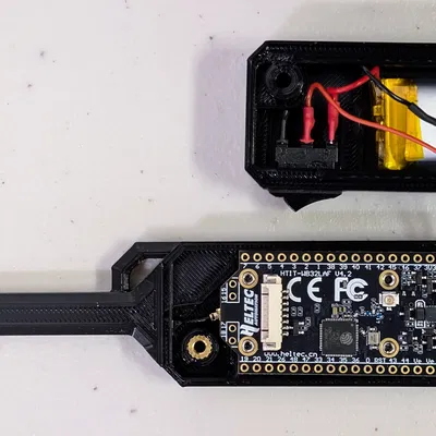 Vỏ pin tối giản cho Heltec V4