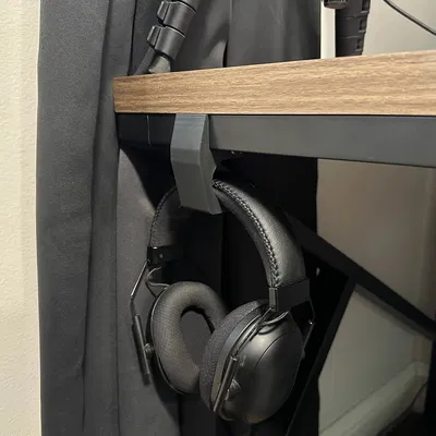 Giá Treo Tai Nghe Kẹp Dưới Bàn (Headphone Holder - Under Desk Headphone Clamp)