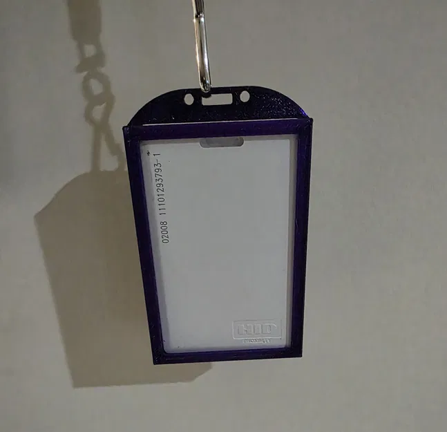 Khay/Ốp đựng thẻ Badge/ID cho dây đeo (bản hộp & bản đơn giản) - Image 1