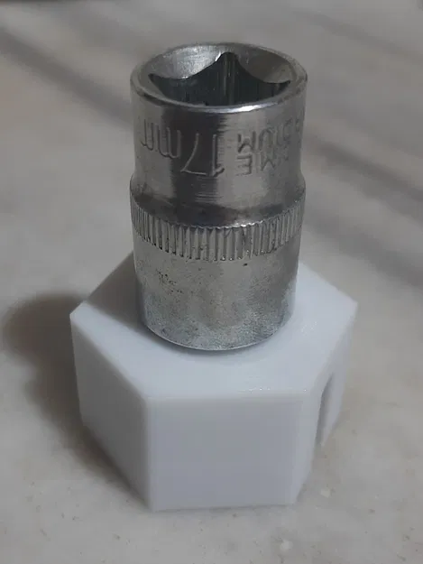 Adapter máy siết (Impact Wrench) cho kích cắt kéo (Scissor Jack) - đầu tuýp 17mm - Image 2