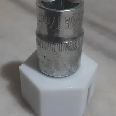 Adapter máy siết (Impact Wrench) cho kích cắt kéo (Scissor Jack) - đầu tuýp 17mm