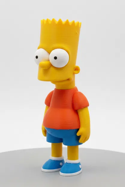 Bart Simpson – Mô hình 3D tái tạo chân thực - Image 1