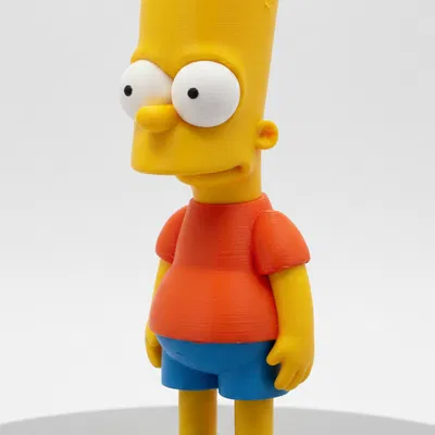 Bart Simpson – Mô hình 3D tái tạo chân thực