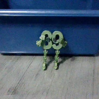 Mô Hình Số 8 & 9 '8/9!' - Biểu Tượng Sáng Tạo Không Ngừng