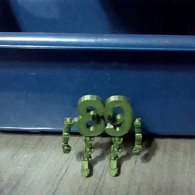 Mô Hình Số 8 & 9 '8/9!' - Biểu Tượng Sáng Tạo Không Ngừng