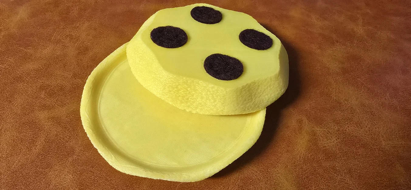 Lót ly viền gợn sóng Fuzzy Skin Wavy Coaster - Image 1