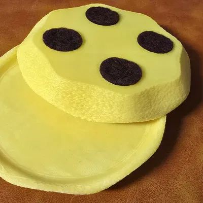 Lót ly viền gợn sóng Fuzzy Skin Wavy Coaster