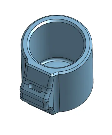 Giá đỡ & nắp gắn dây đèn cho ống black pipe 3/4" - Image 4