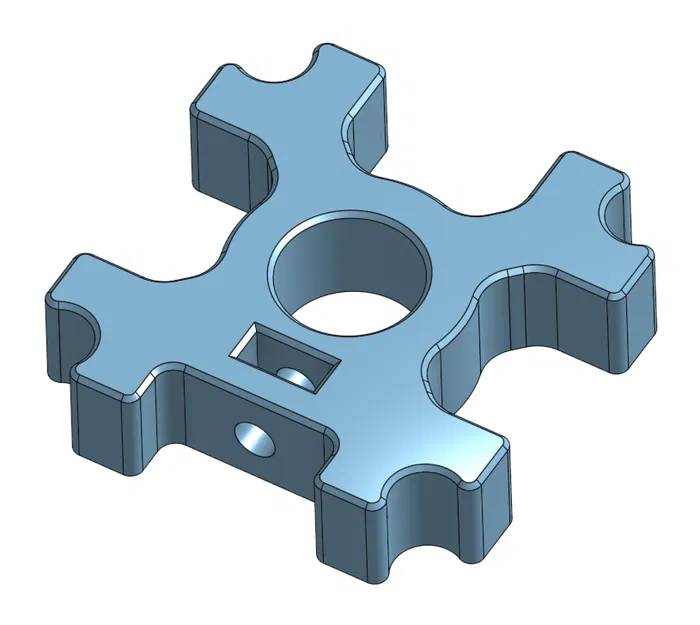 Giá đỡ & nắp gắn dây đèn cho ống black pipe 3/4" - Image 5