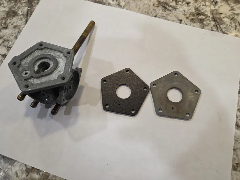 Kawasaki H1 H2 Petcock Diaphragm Plate Spacer 500 750 Suzuki T500 51069-001 - Image 1