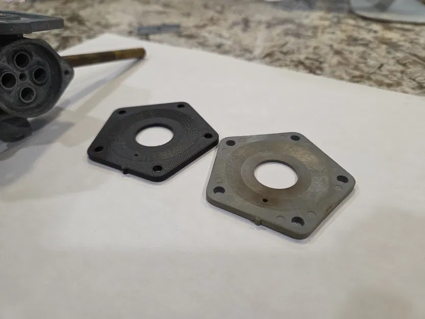 Kawasaki H1 H2 Petcock Diaphragm Plate Spacer 500 750 Suzuki T500 51069-001 - Image 5