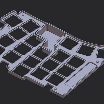 Vỏ case siêu mỏng cho bàn phím cơ Totem Split