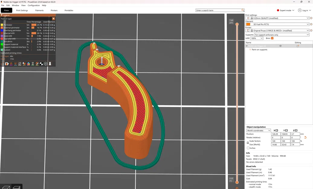 FlySky Noble NB4+ - Trigger Reverse/Brake thay thế - Image 3
