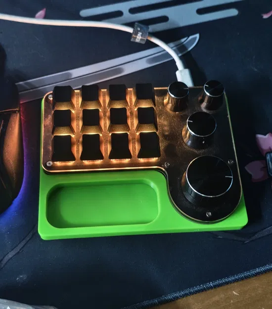 Base+ cho macro keyboard 12 phím 4 núm (cải tiến) - Image 1