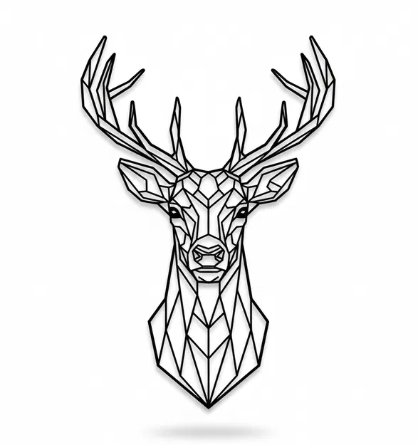 Tranh treo tường hươu hiện đại - Image 1