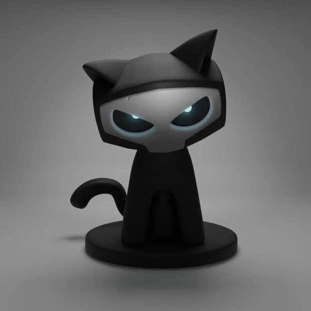 Cat Scull – Tượng mèo dễ thương - Image 1