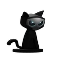 Cat Scull – Tượng mèo dễ thương - Thumbnail 2
