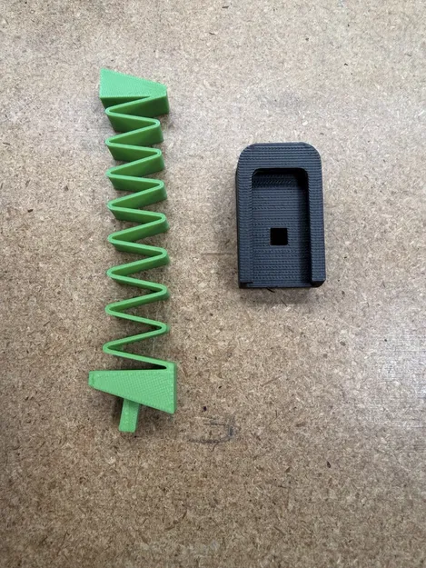 Tấm đáy mag khóa & lò xo cho G19 Working Toy Gun (remix Stonepako) - Image 3