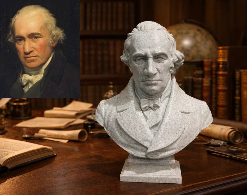 James Watt - Tượng Bán Thân - Image 1