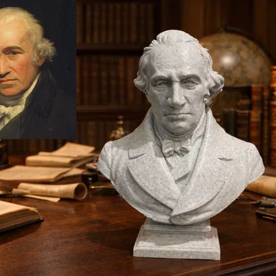 James Watt - Tượng Bán Thân