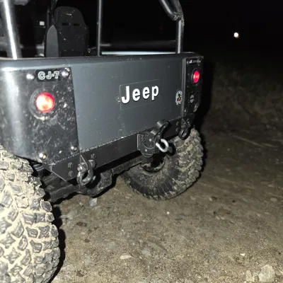 (Black Crow) Pintle hitch cho cản sau axial CJ7 (RC-Time)