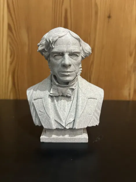 Michael Faraday — Bust (Tượng bán thân) - Image 2