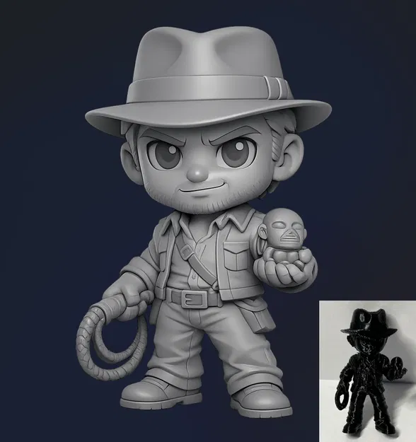 Chibi Indiana Jones - Image 1