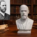 Heinrich Rudolf Hertz - Tượng Bán Thân - Thumbnail 1