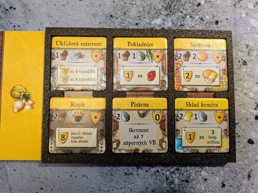 Khay giữ tile Caverna (Caverna tile holder) - Image 1