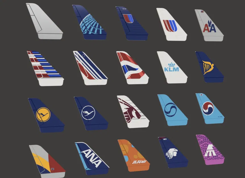 Delta Airlines - Đuôi máy bay làm lót ly & móc khóa - Image 3