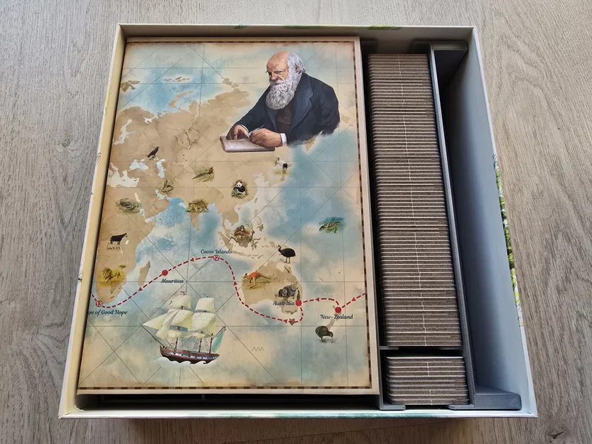 Insert cho In the Footsteps of Darwin + expansion Correspondence - Image 2