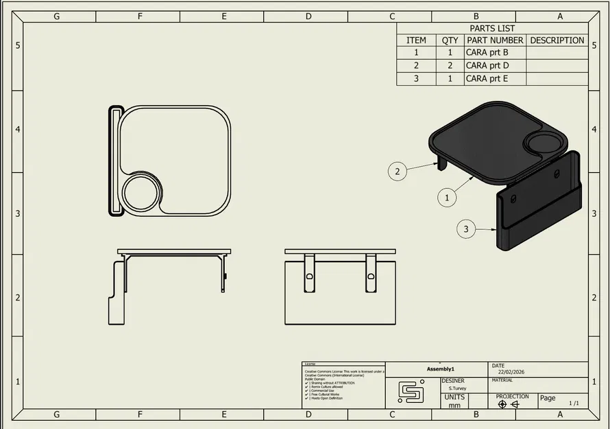 Tấm để ly cho tay vịn ghế sofa (couch cupholder plate) - Image 4