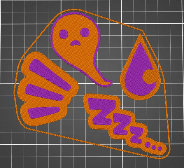 Phụ kiện kẹp tóc biểu cảm anime - Image 2