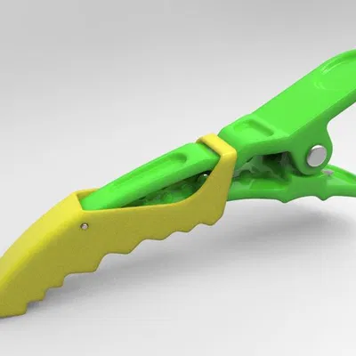 Kẹp Tóc Cá Sấu (Crocodile Hair Clip) 120mm