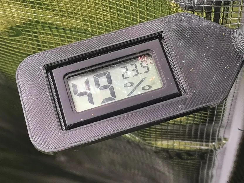 Giá kẹp Thermometer - Hygrometer cho cọc 16mm - Image 1