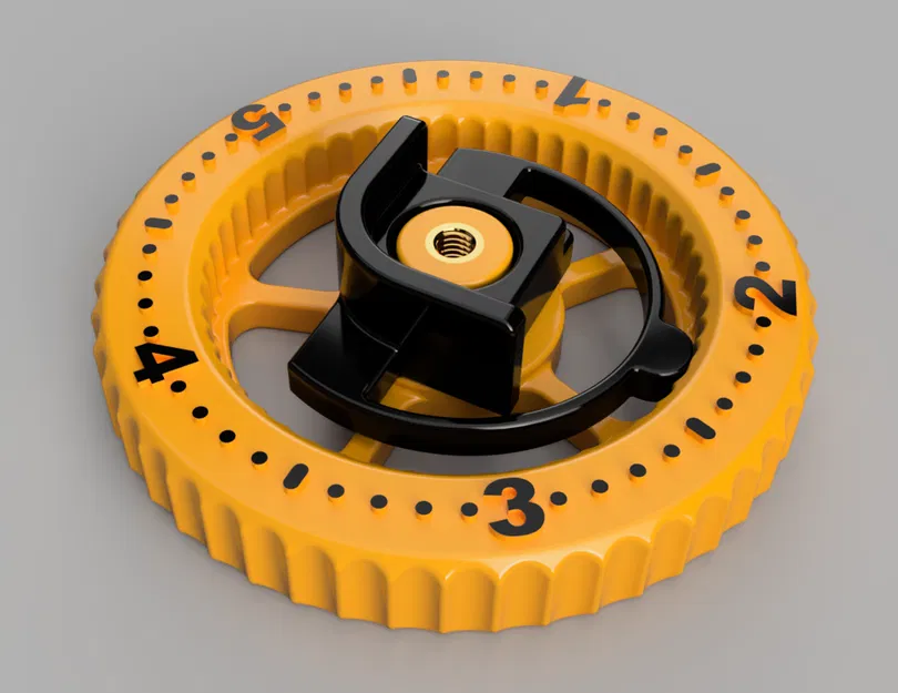 Núm chỉnh bed level Anycubic Mega Pro (Heizbett Einstell-Rad / Bed Leveling Knob) - Image 2