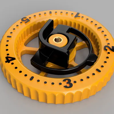 Núm chỉnh bed level Anycubic Mega Pro (Heizbett Einstell-Rad / Bed Leveling Knob)