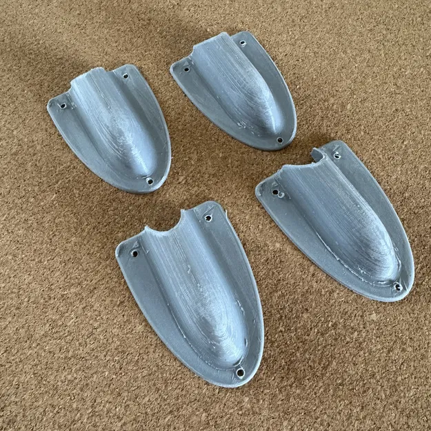 Ốp che servo horn belly-landing cho FMS Futura 64 EDF – shroud nhẹ, khí động - Image 8