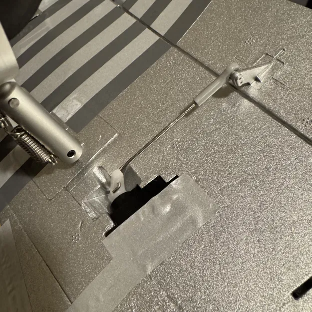 Ốp che servo horn belly-landing cho FMS Futura 64 EDF – shroud nhẹ, khí động - Image 9