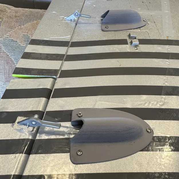 Ốp che servo horn belly-landing cho FMS Futura 64 EDF – shroud nhẹ, khí động - Image 13