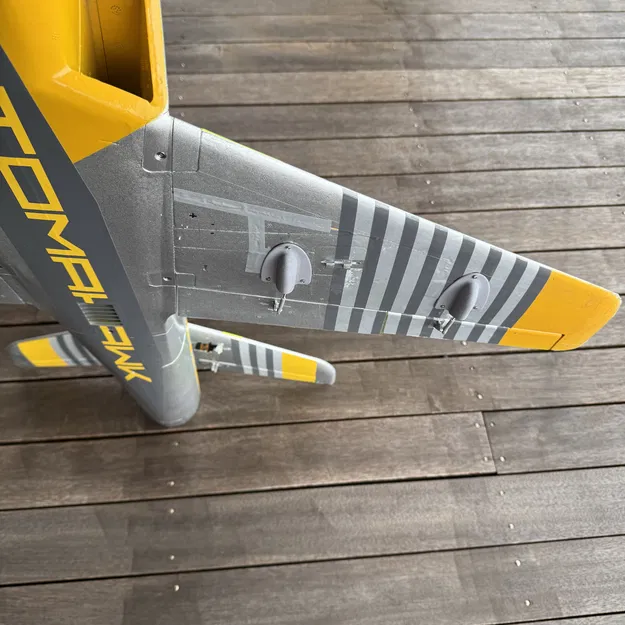 Ốp che servo horn belly-landing cho FMS Futura 64 EDF – shroud nhẹ, khí động - Image 16