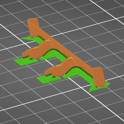 Cánh gió sau Carrera 132 Ford GT Race Car 1:32 (Rear Wing/Spoiler/Heckspoiler)